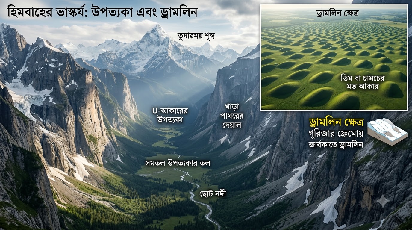 মাধ্যমিক ভূগোল প্রথম অধ্যায় – বহির্জাত প্রক্রিয়া ও তাদের দ্বারা সৃষ্ট ভূমিরূপ | সম্পূর্ণ প্রশ্নোত্তর, Trick ও Table সহ | WBBSE Class 10