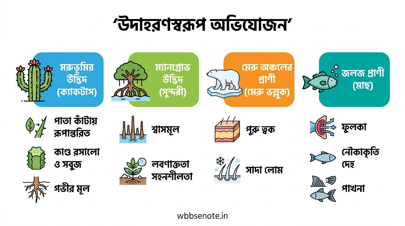 মাধ্যমিক জীবনবিজ্ঞান ৩য় ও ৪র্থ অধ্যায় প্রশ্নোত্তর ২০২৭ | বংশগতি বিবর্তন পরিবেশ | Madhyamik Life Science MCQ SAQ Diagram সহ